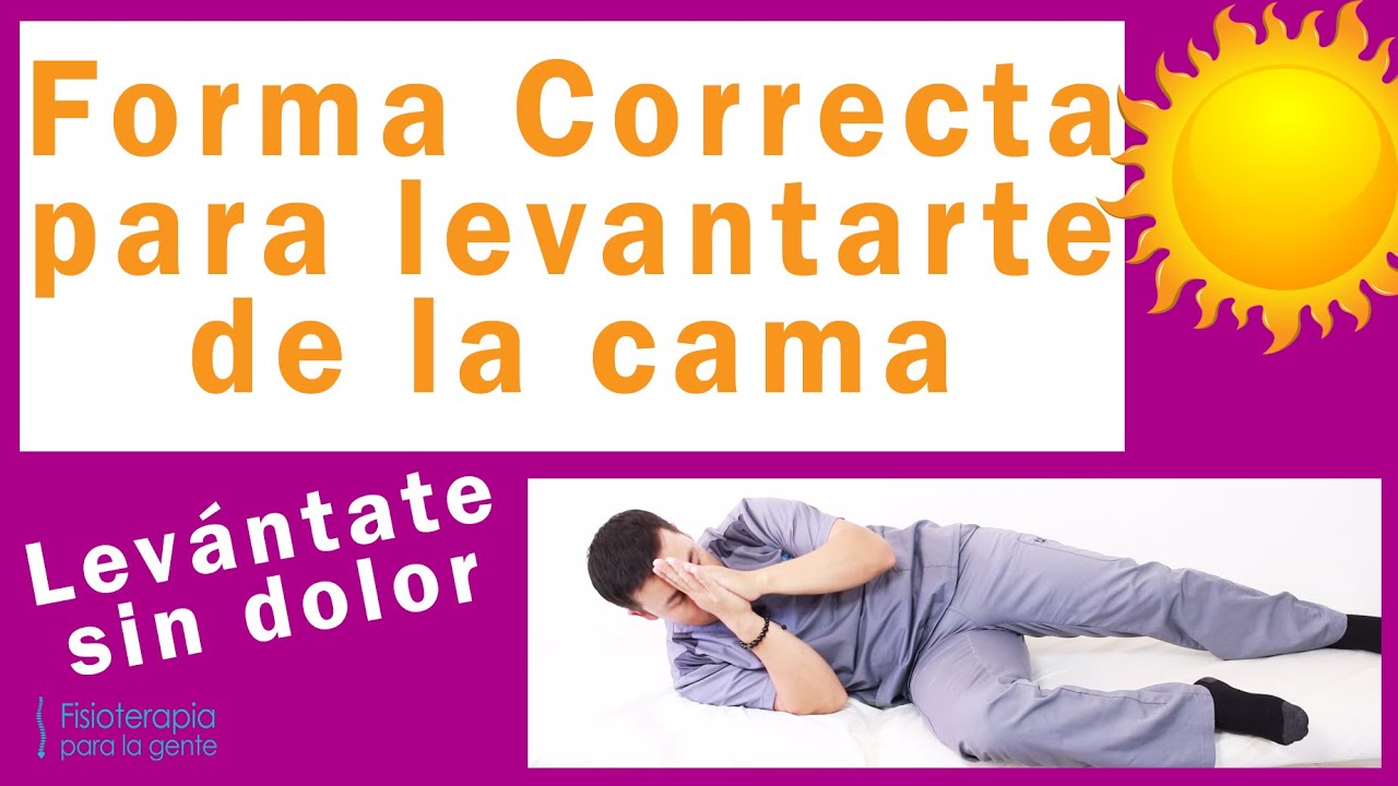 como levantarse correctamente de la cama
