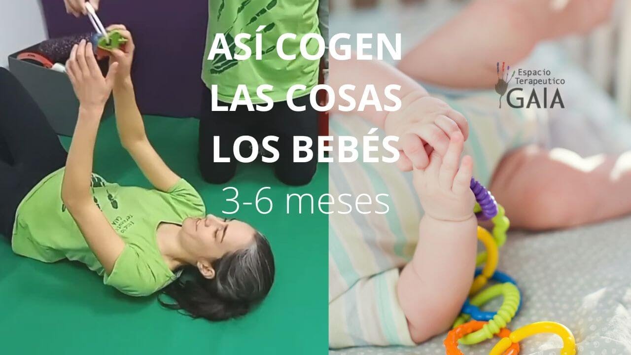 cuando empieza un bebe a agarrar objetos