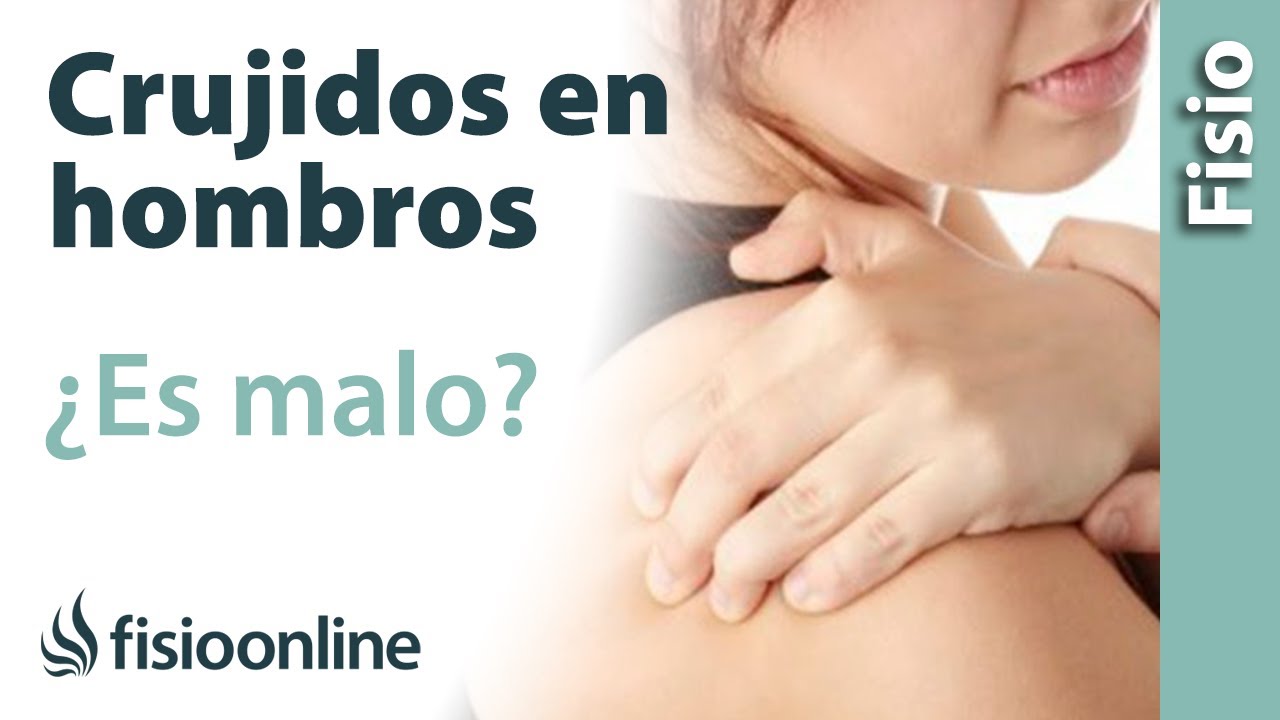 me suena el hombro al rotar sin dolor