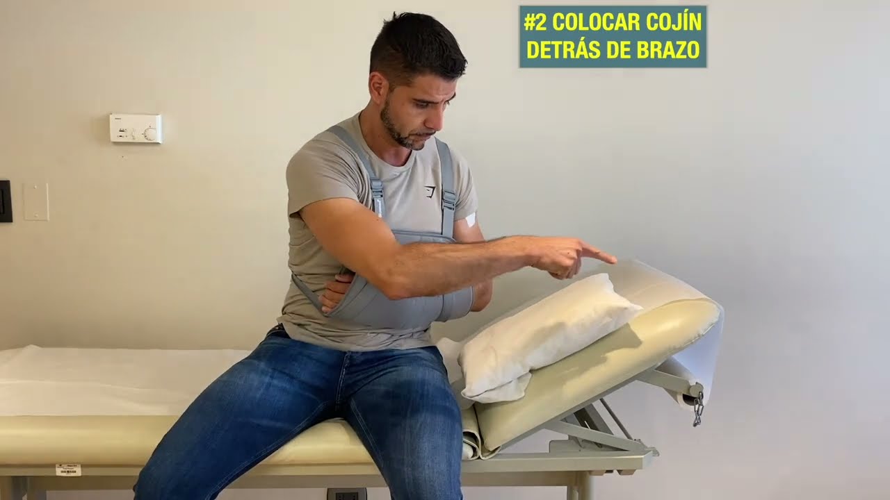 posicion para dormir con fractura de humero
