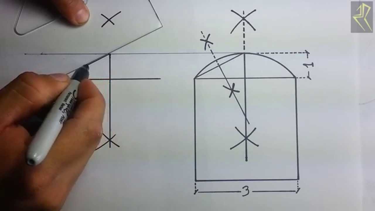 arco de medio punto y sus partes