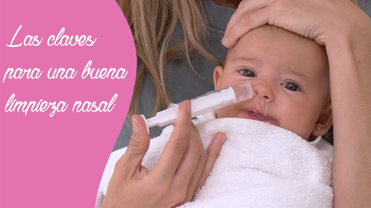 como quitar los mocos de la nariz a un bebe
