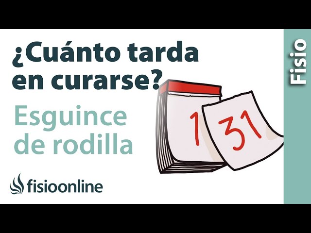 cuanto tarda en sanar una lesion de rodilla