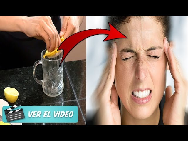 el limon sirve para el dolor de cabeza
