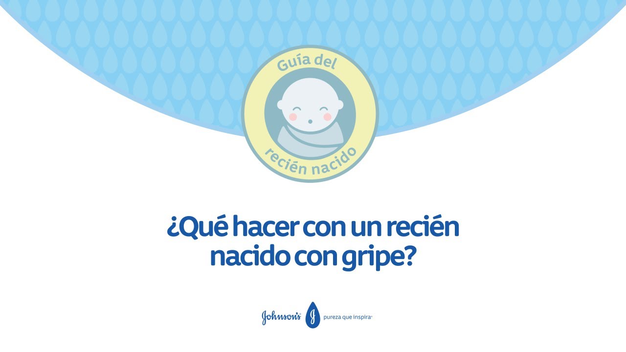 mi bebe tiene un mes y esta resfriado