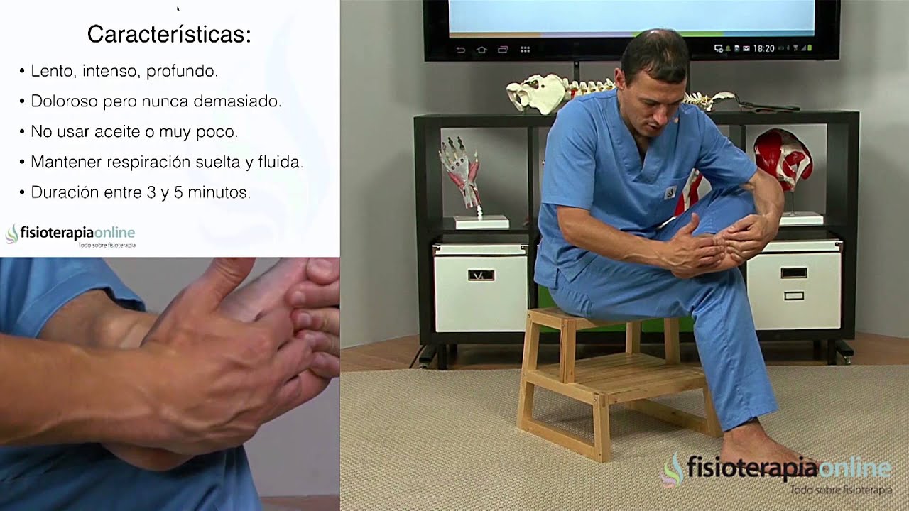 puntos de relajacion en la planta del pie