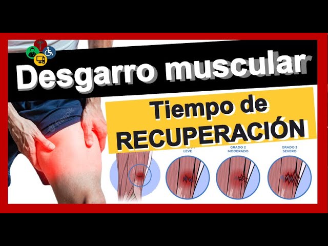 como cuidar un desgarro en el muslo