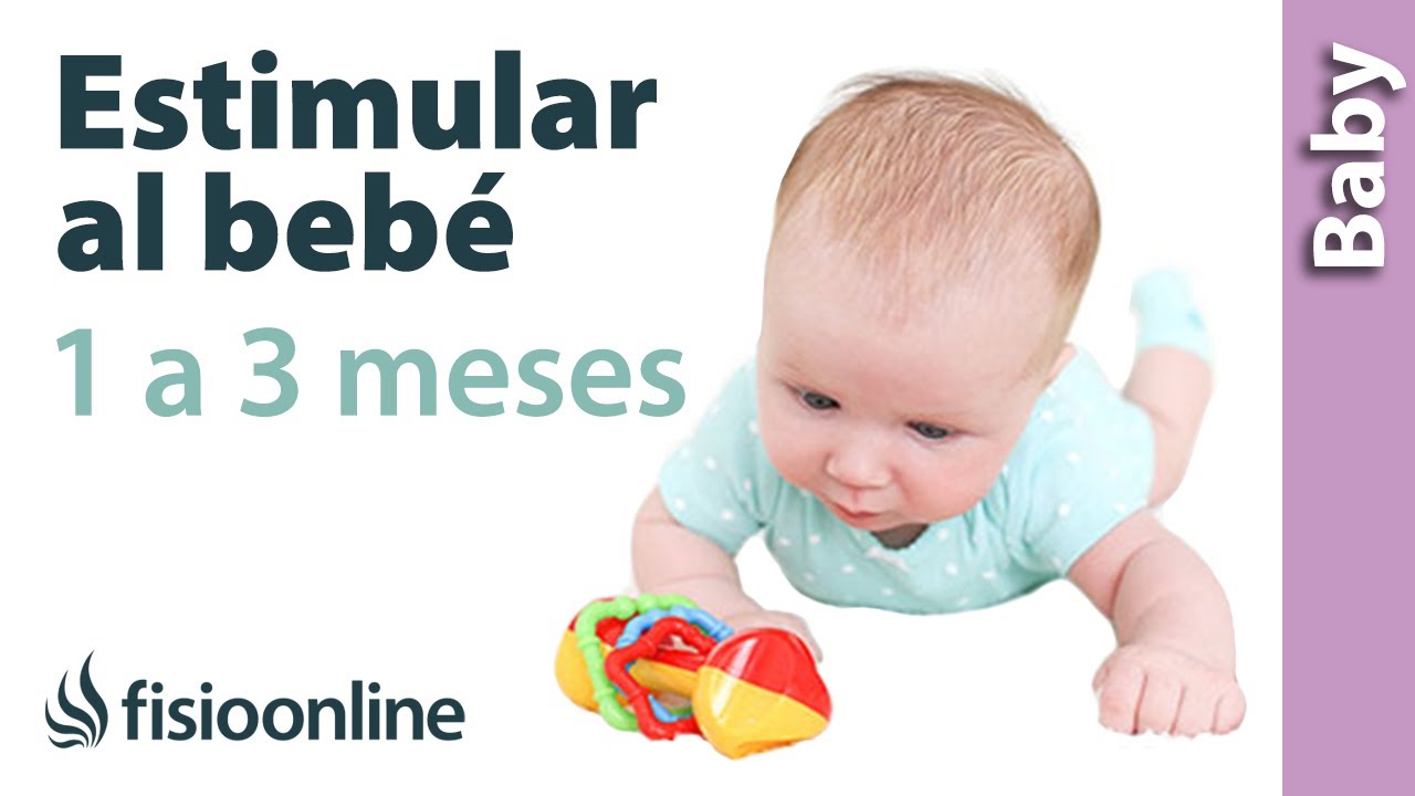 como estimular a un bebe de 3 meses