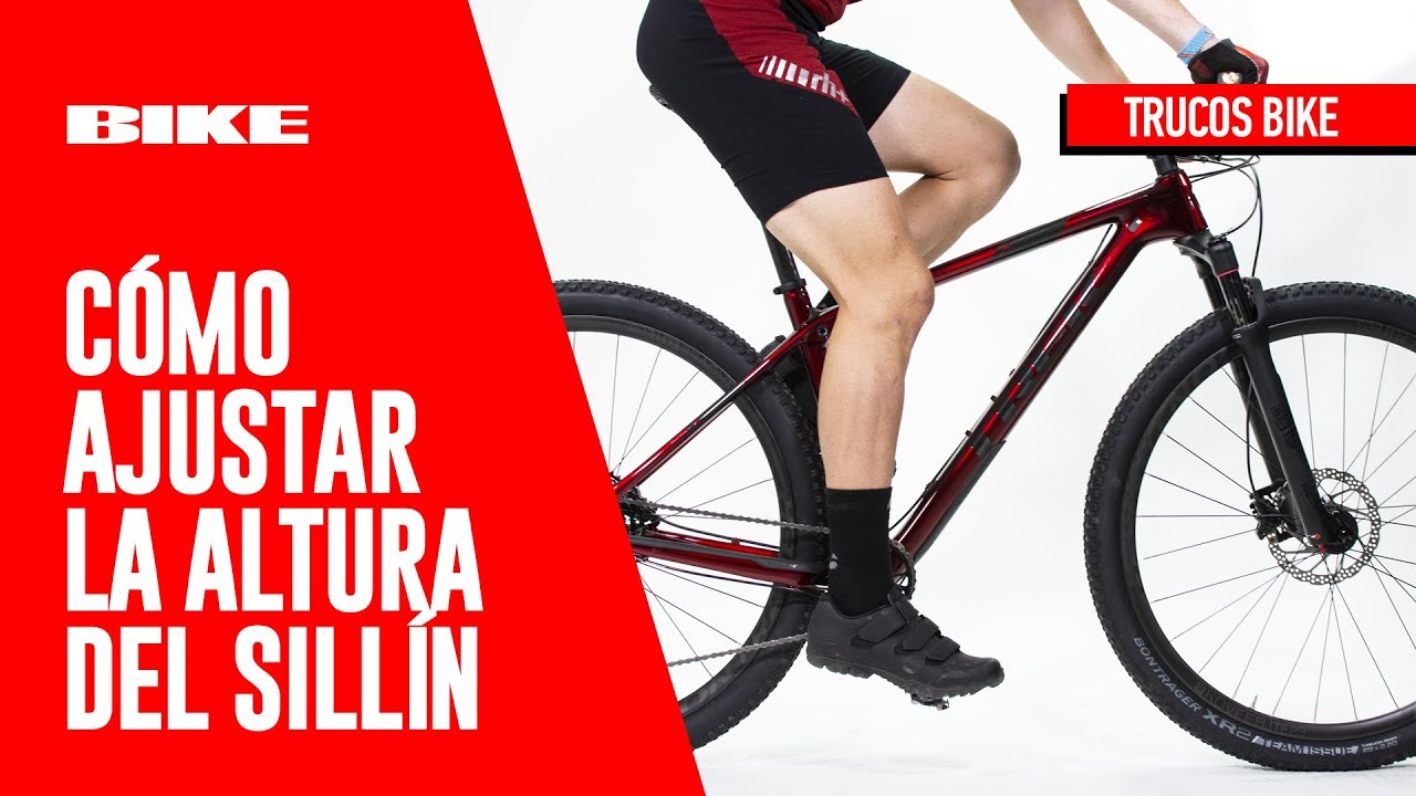 como sacar el asiento de una bicicleta