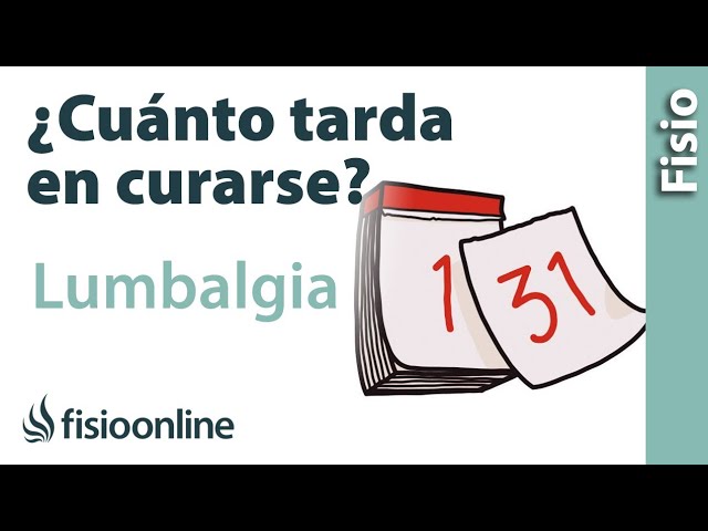 cuanto tiempo se puede estar de baja por lumbalgia