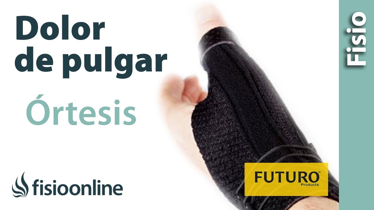 dedo pulgar inflamado y con dolor