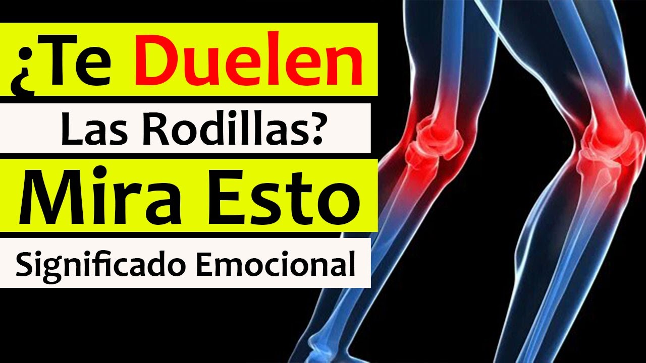 dolor de rodilla derecha que significa emocionalmente