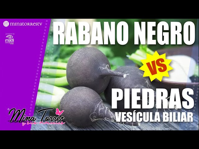 el rabano negro sirve para las piedras en la vesicula