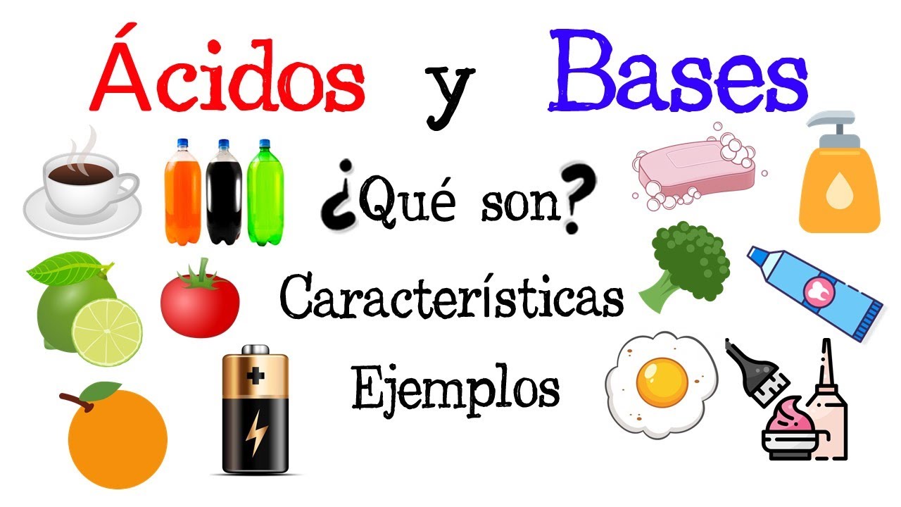 lista de alimentos acidos y bases