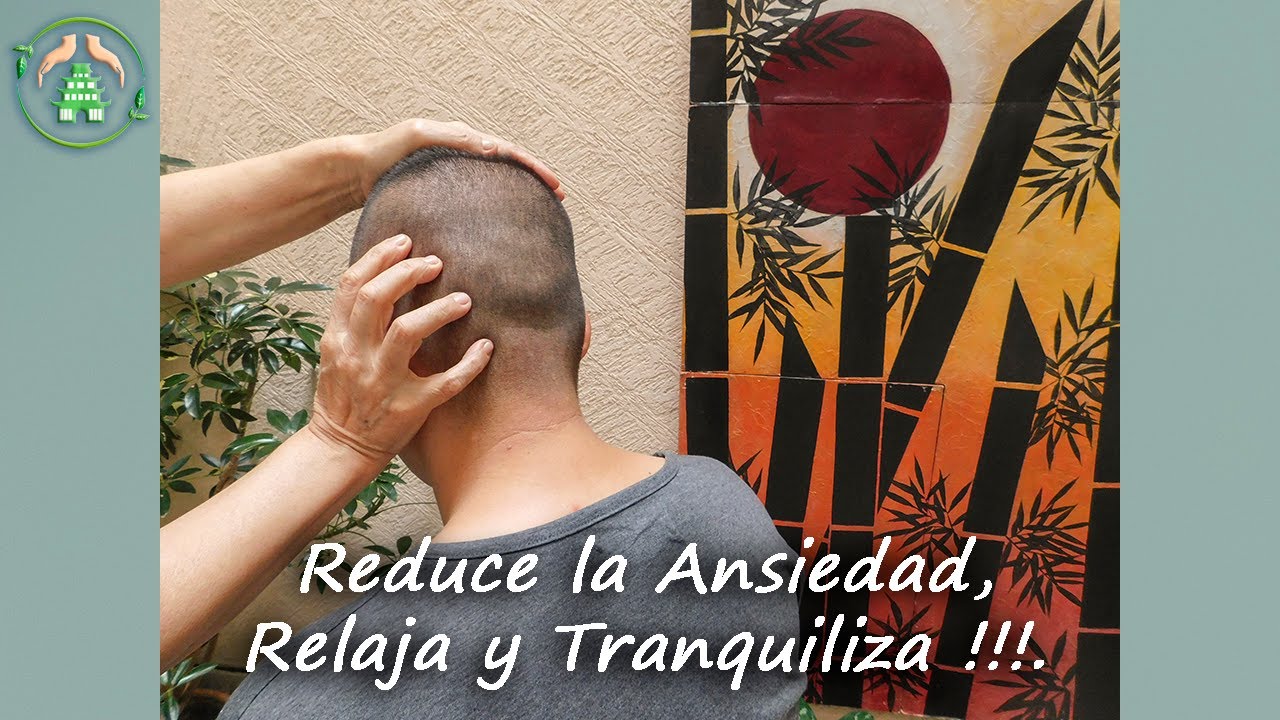 masaje relajante de cabeza y cuello