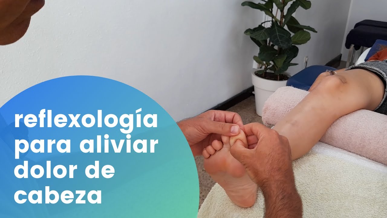 quitar dolor de cabeza con masaje en los pies