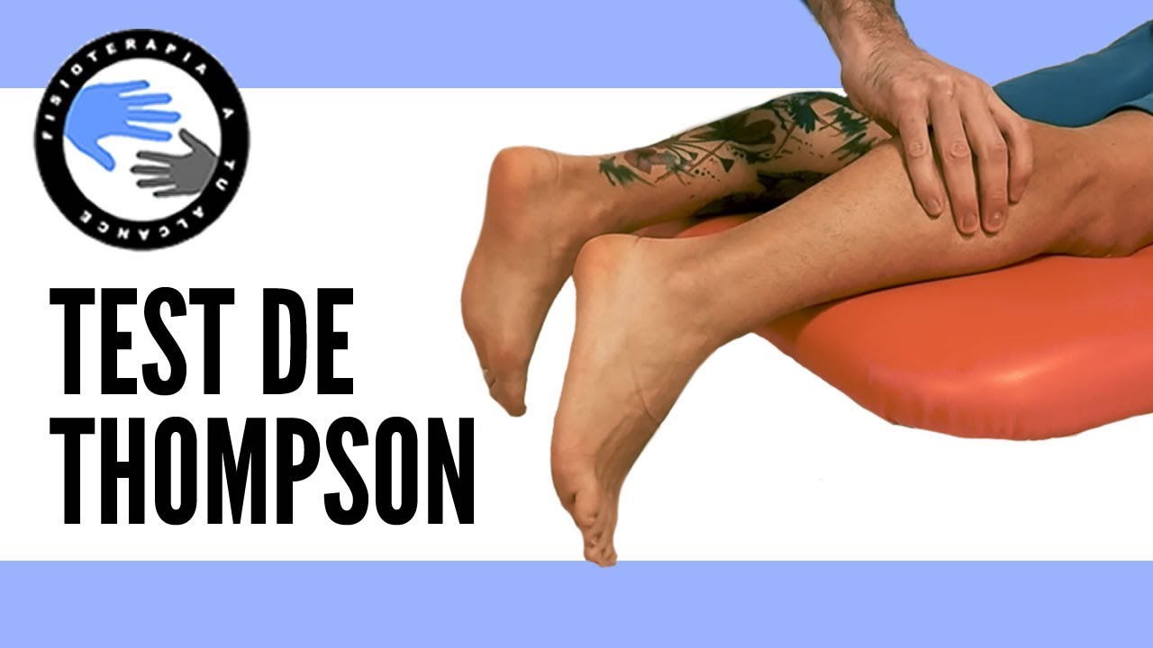 signo de thompson tendon de aquiles