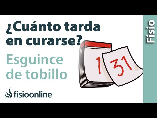 tiempo de curacion de esguince de tobillo