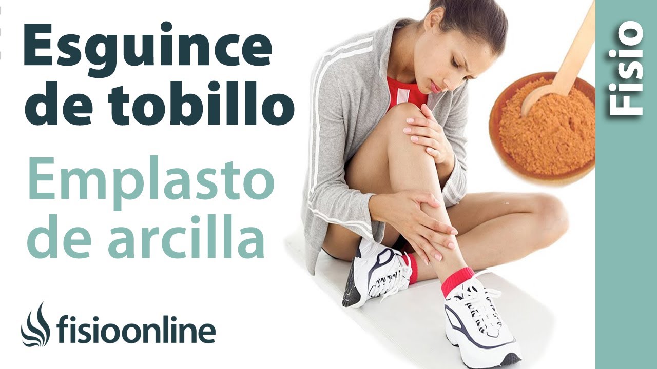 arcilla roja para esguince de tobillo