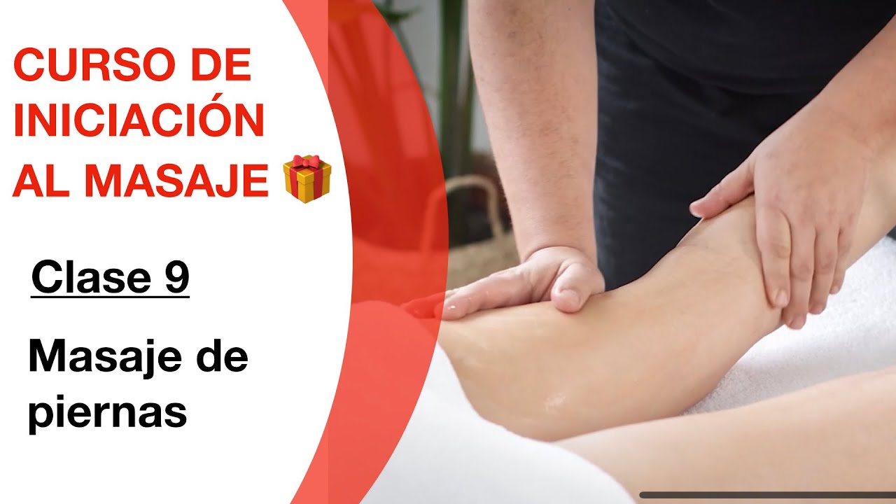 como dar un masaje relajante en las piernas