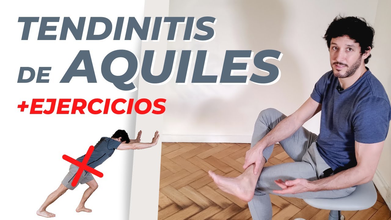 como estirar el tendon de aquiles