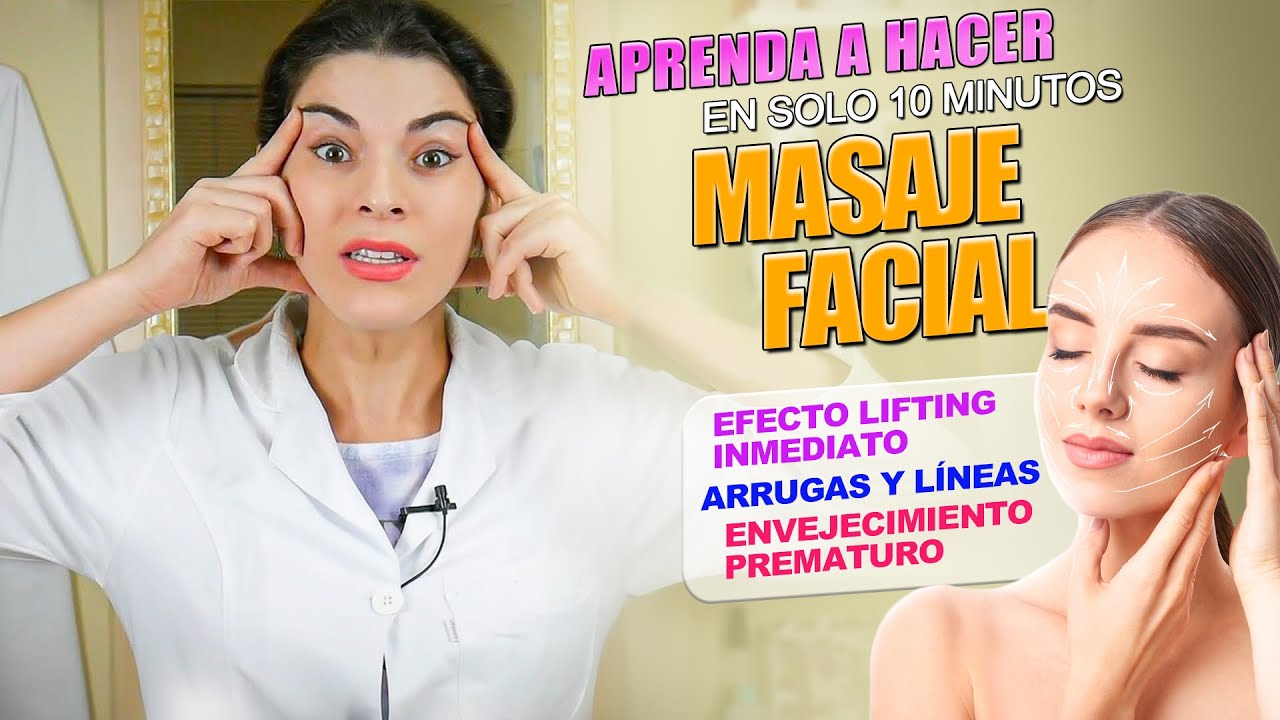 como se debe masajear el rostro