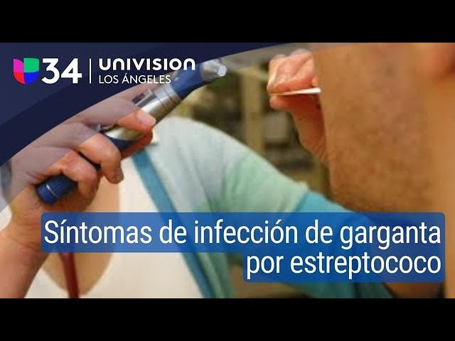 dolor de garganta y decimas de fiebre