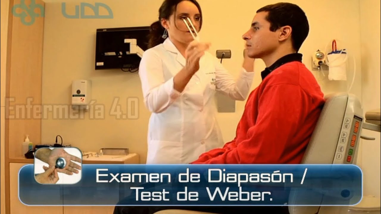 en que consiste la prueba de weber
