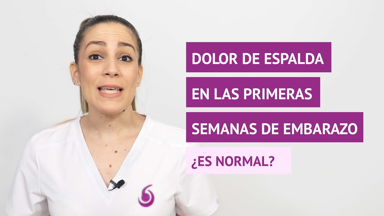 es normal que me duela la cintura si estoy embarazada