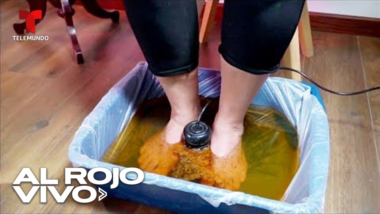 imanes en la planta de los pies