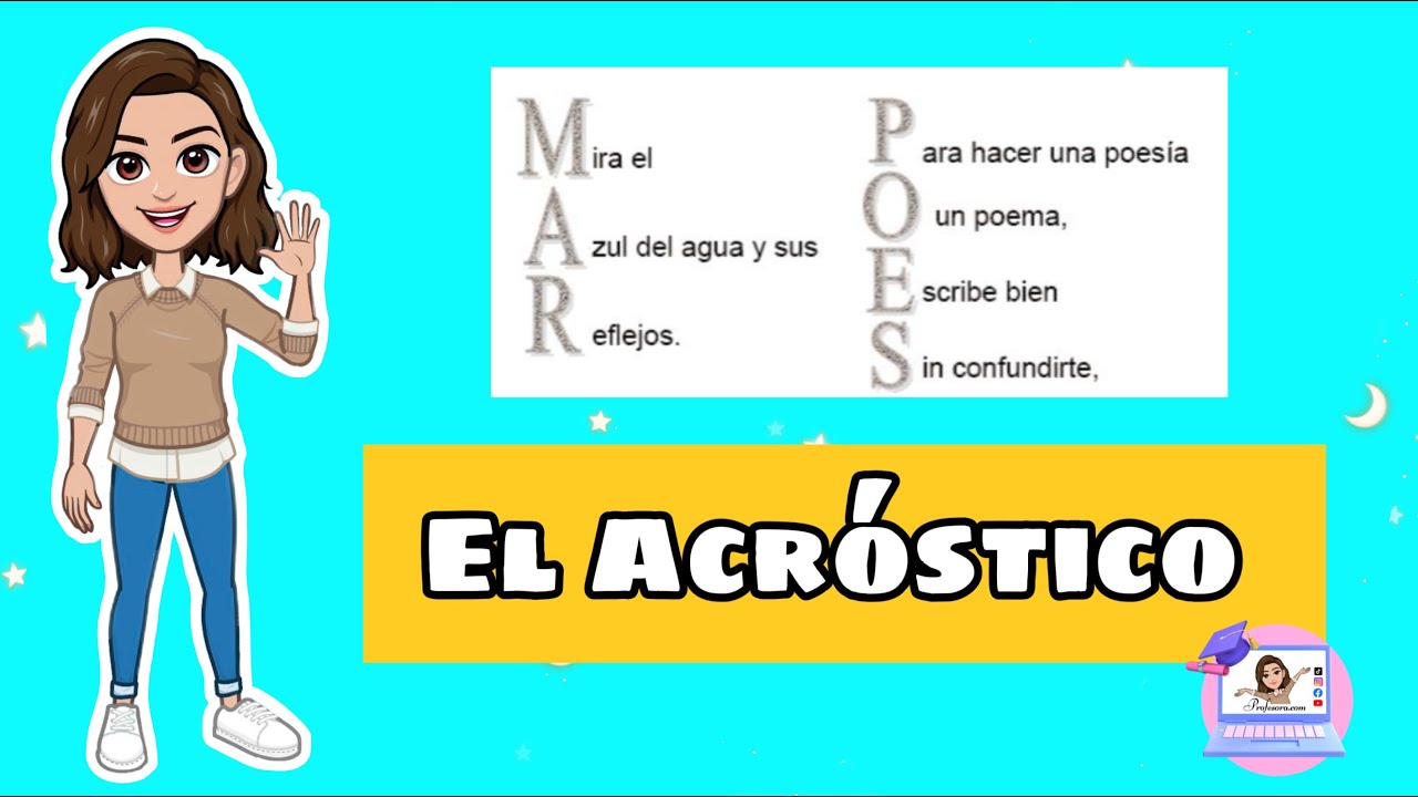 que es un acrostico y sus caracteristicas