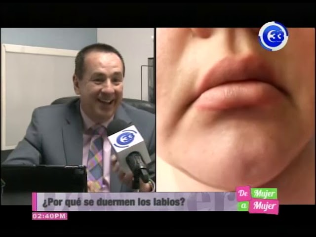 sensacion de adormecimiento en los labios