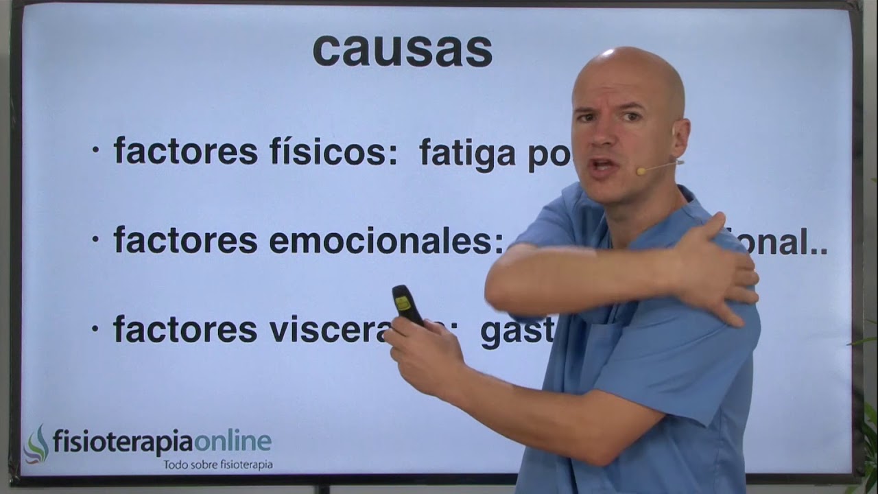 síntomas de contractura en el omóplato